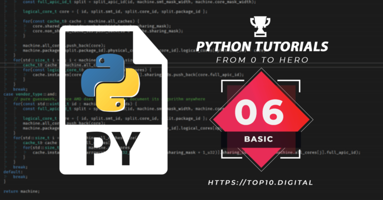 Python Complete Series – 06