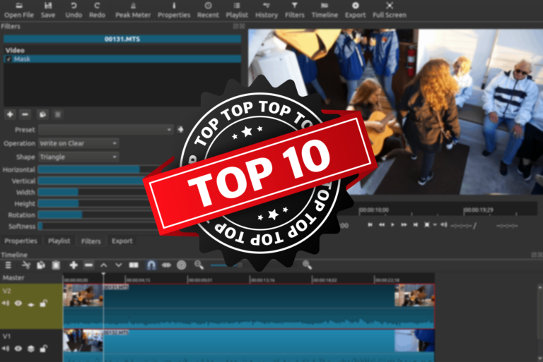 Top 10 Free Video Editing Software