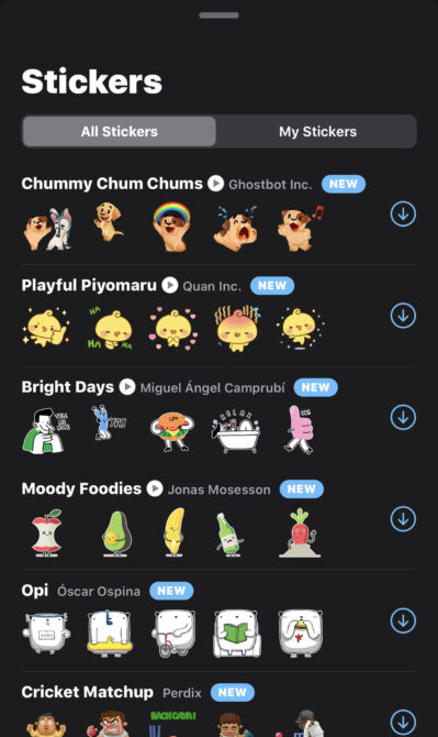 whatsapp animated stickers