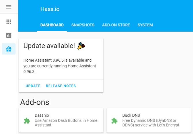 Hass.io, smart home