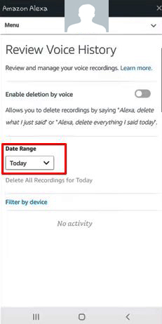 Review history of Alexa