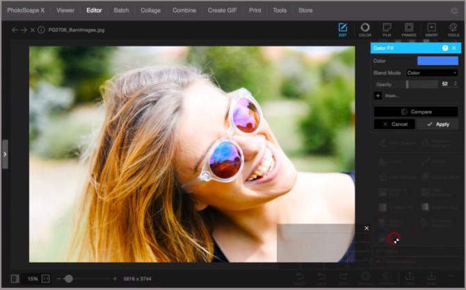 free open source photo editing software, photoscape x