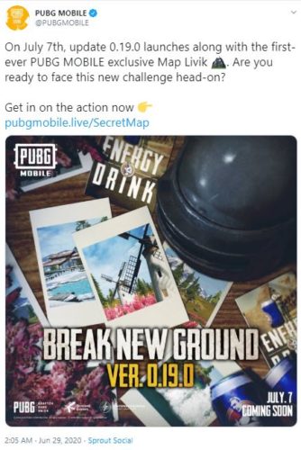 pubg mobile season 14 update 0.19.0