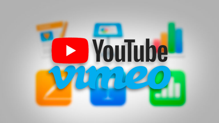 Apple Integrates YouTube and Vimeo With iWork For mac