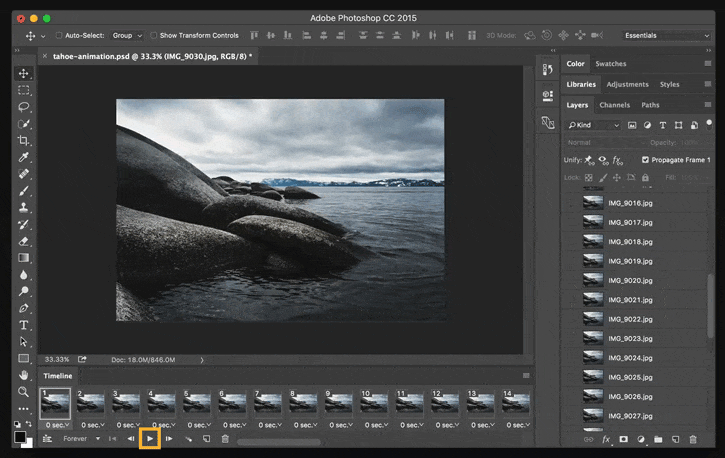 How to make a GIF in Photoshop,  Video, and Online - PGBS