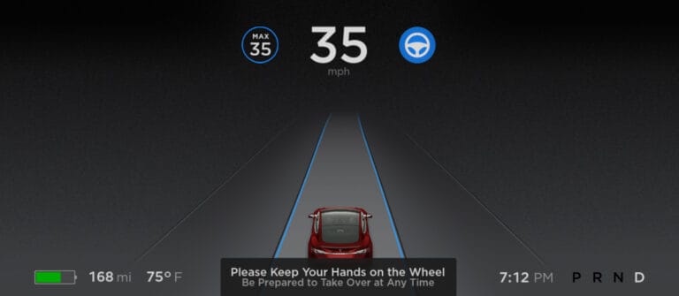 Tesla Cars Detect Speed Limits Sign Now