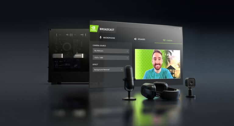 NVIDIA Broadcast App-Transform Your Gaming Space Into A Home Studio