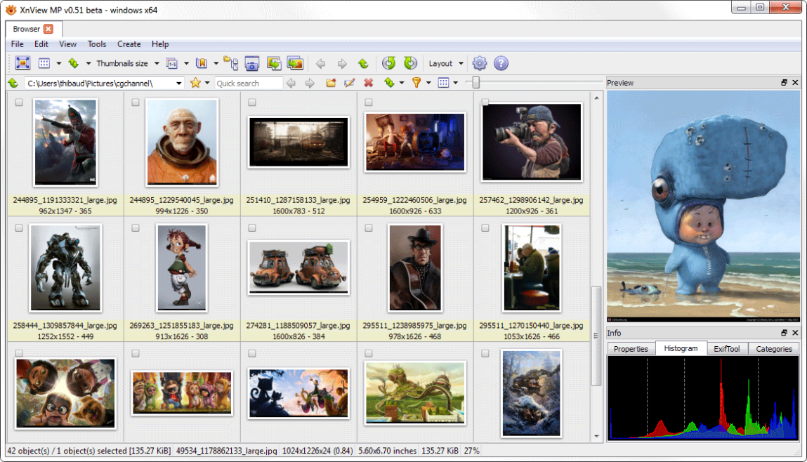 XnView – image viewer