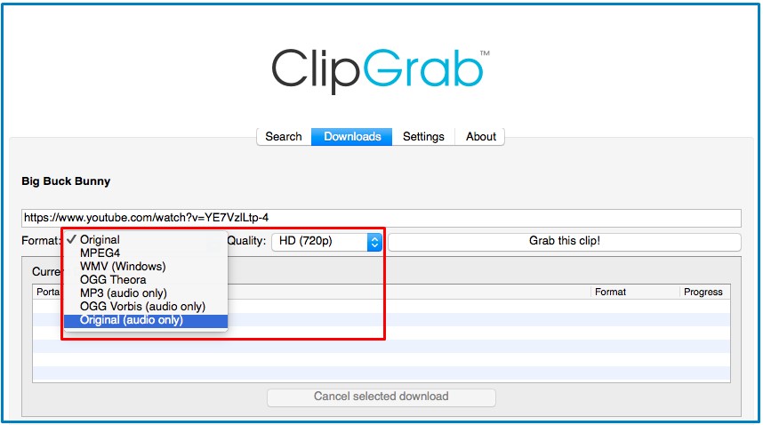 freemake video converter clipgrab