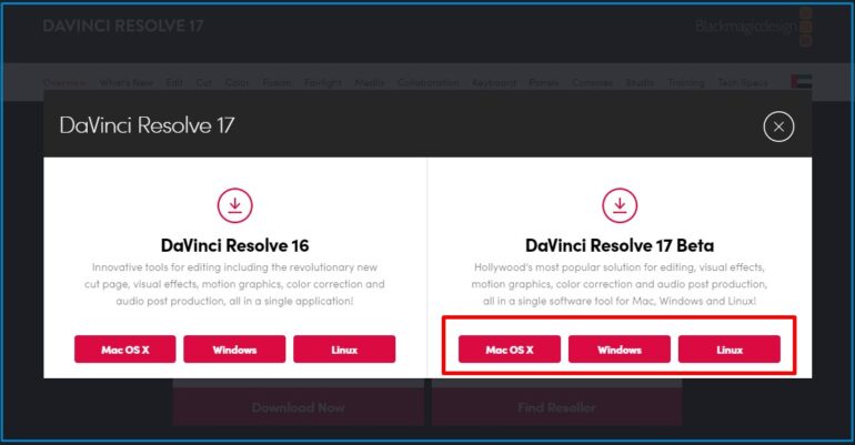 how to download davinci resolve without registration